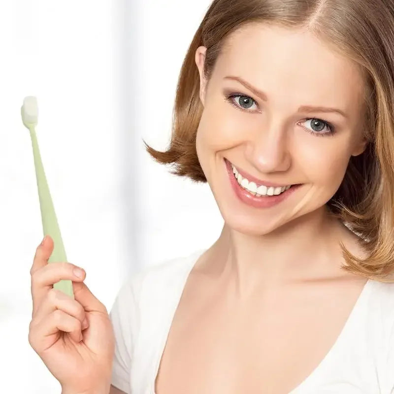 Ultra fine toothbrush with soft bristles