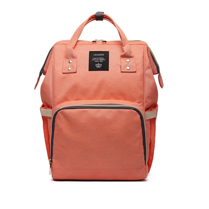 Sac à dos à langer Lequeen, coloris Orange