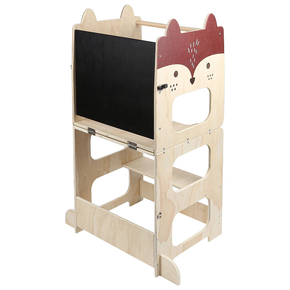 Tour d'Apprentissage Montessori 3-en-1, Renard