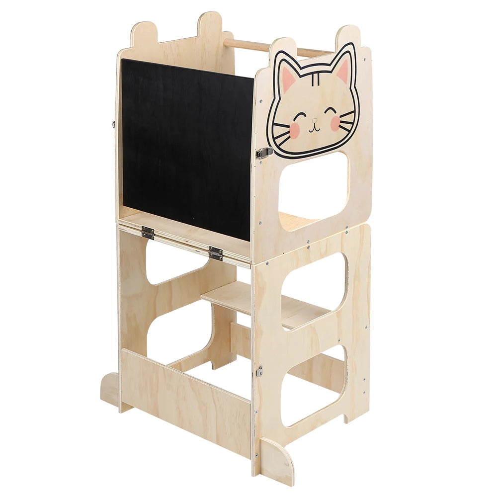 Tour d'Apprentissage Montessori 3-en-1, Chat