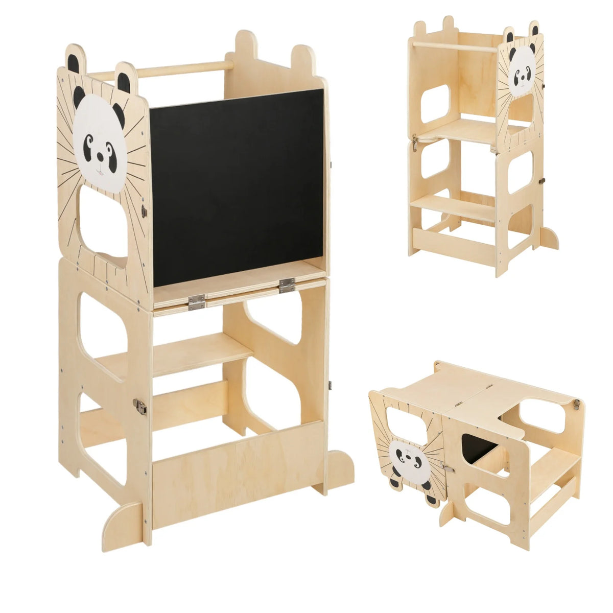 Tour d'Apprentissage Montessori 3-en-1, Panda