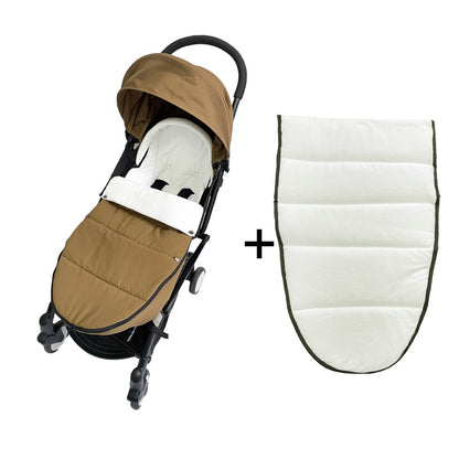 Chancelière Universelle 2 en 1 pour Poussette, coloris caramel